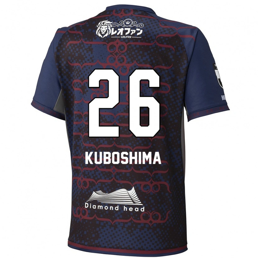 DanxenレディースTakeharu Kuboshima#26ブルー レッドアウェイシャツ2025/26ジャージーユニフォーム