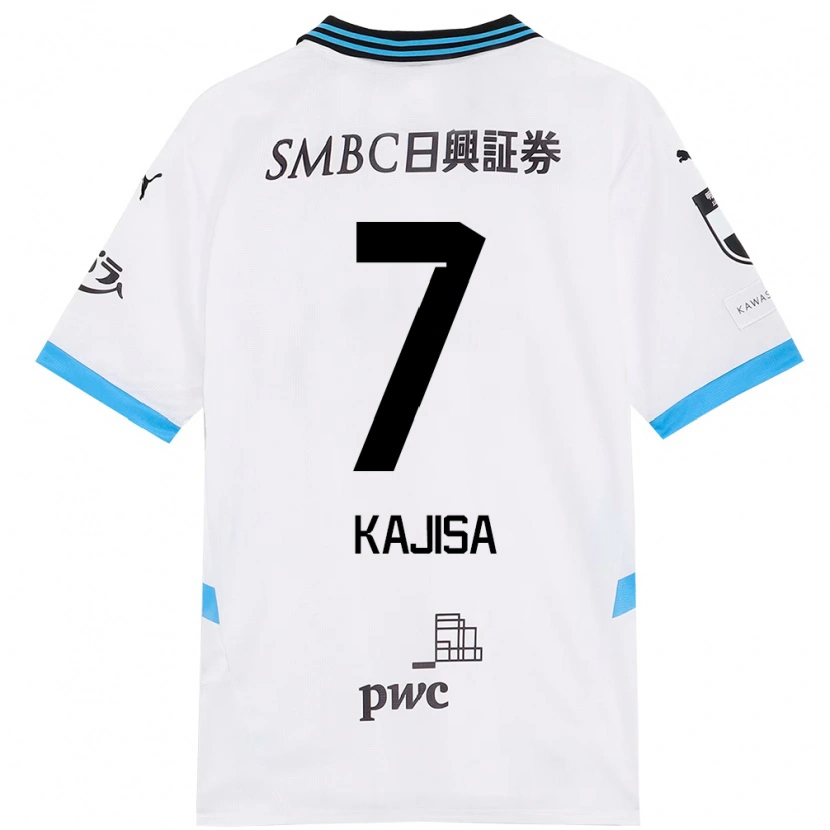 DanxenレディースUmi Kajisa#7ホワイト スカイブルーアウェイシャツ2025/26ジャージーユニフォーム