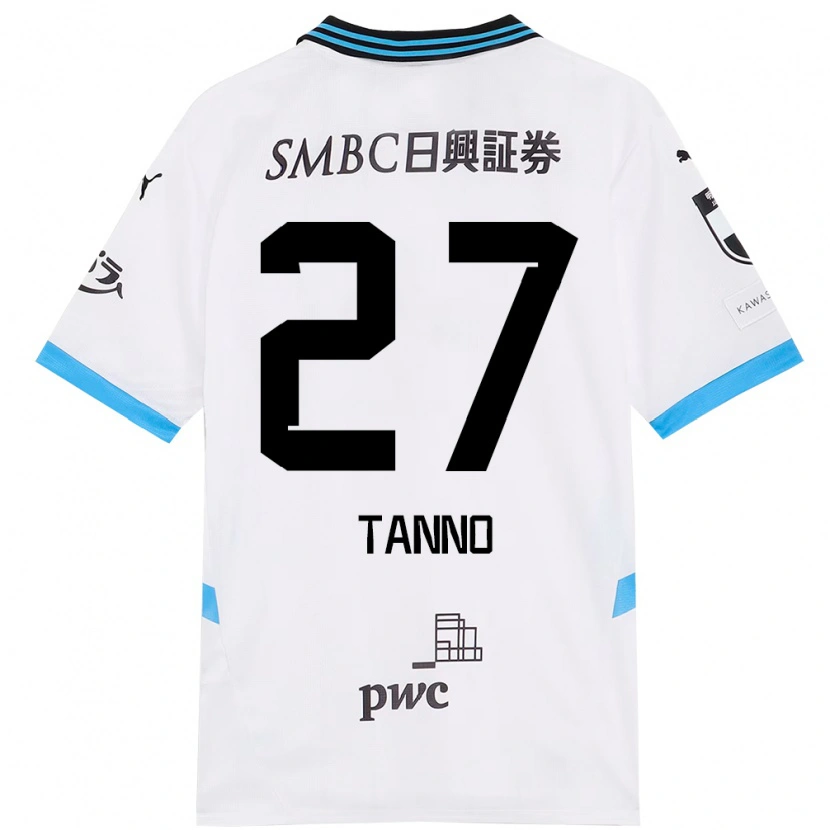 Danxenレディース丹野 研太#27ホワイト スカイブルーアウェイシャツ2025/26ジャージーユニフォーム