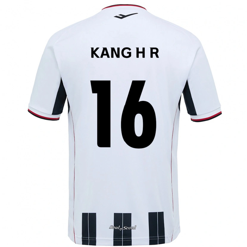 DanxenレディースKang Hye-Rim#16ホワイト ブラックアウェイシャツ2025/26ジャージーユニフォーム
