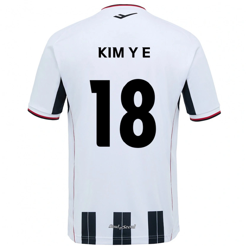 DanxenレディースKim Young-Eun#18ホワイト ブラックアウェイシャツ2025/26ジャージーユニフォーム
