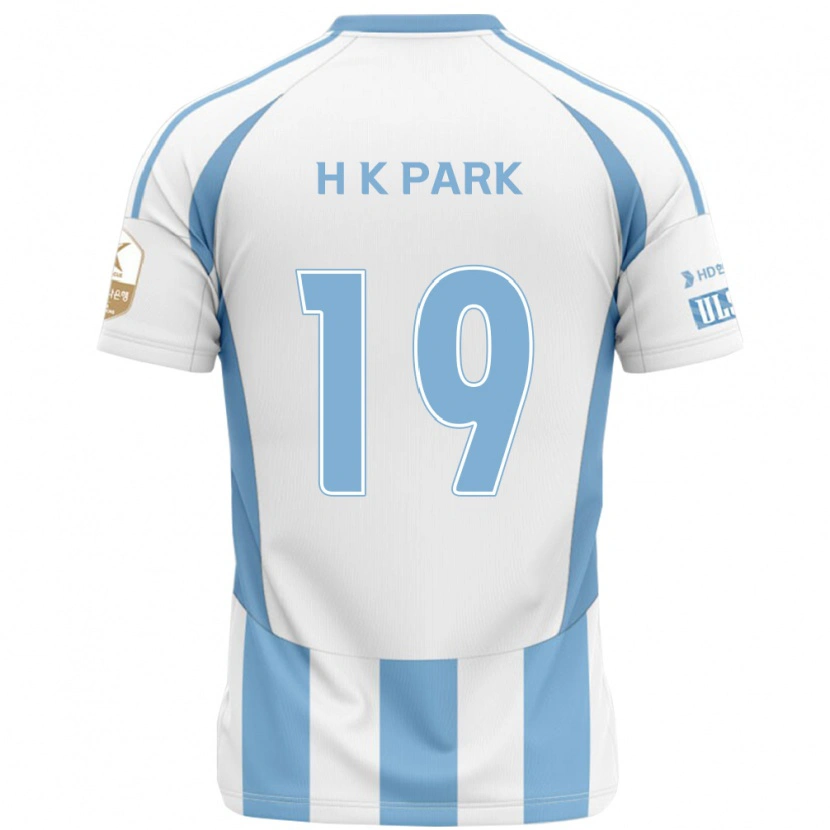 DanxenレディースKang-Hyun Park#19ホワイト スカイブルーアウェイシャツ2025/26ジャージーユニフォーム