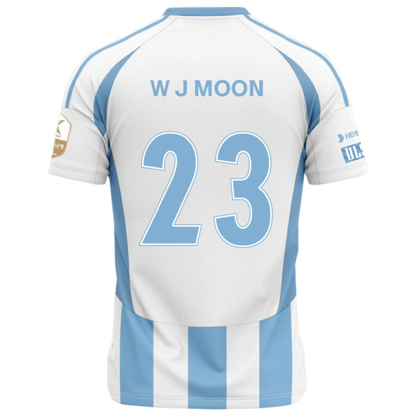 DanxenレディースJi-Won Moon#23ホワイト スカイブルーアウェイシャツ2025/26ジャージーユニフォーム