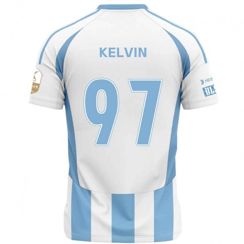 DanxenレディースKelvin#97ホワイト スカイブルーアウェイシャツ2025/26ジャージーユニフォーム