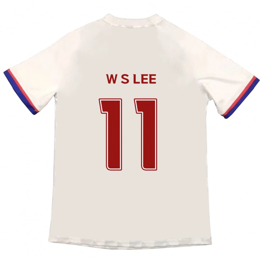 Danxenレディース李昇祐#11オフホワイト レッドアウェイシャツ2025/26ジャージーユニフォーム