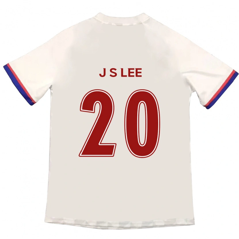 DanxenレディースJi-Sol Lee#20オフホワイト レッドアウェイシャツ2025/26ジャージーユニフォーム