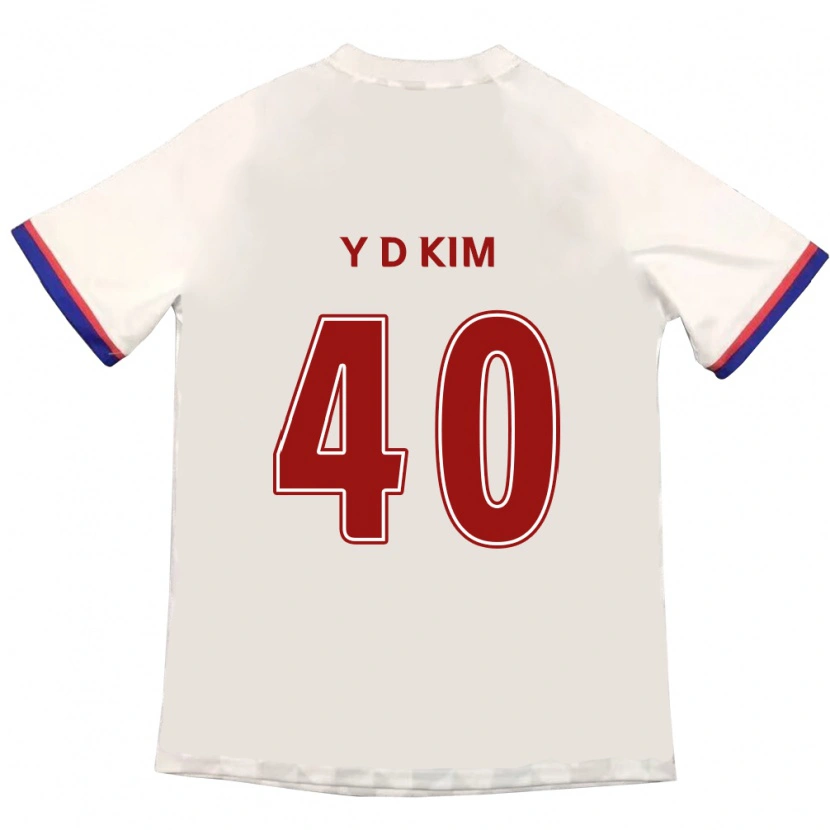 DanxenレディースDo-Yoon Kim#40オフホワイト レッドアウェイシャツ2025/26ジャージーユニフォーム