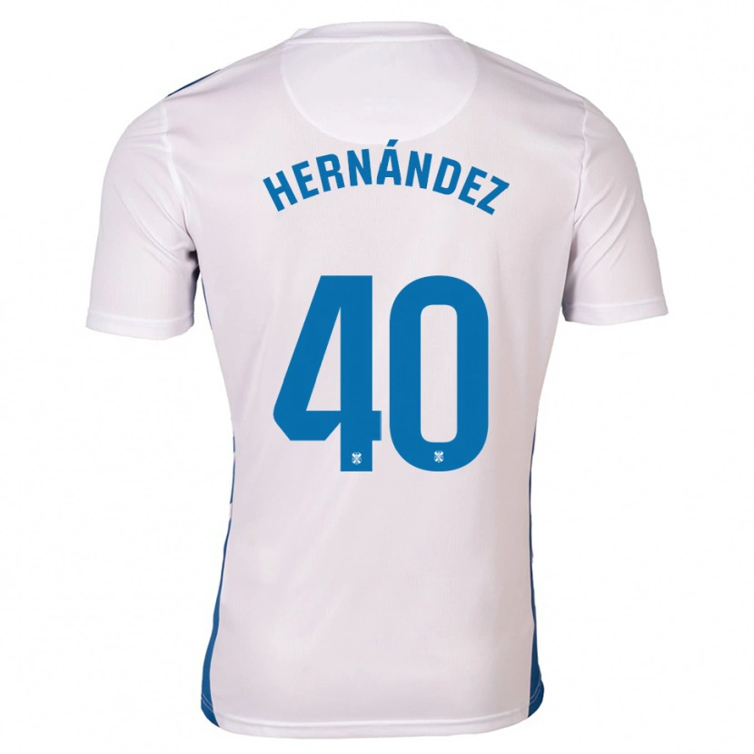 DanxenレディースChristian Hernández#40白 青ホームシャツ2025/26ジャージーユニフォーム