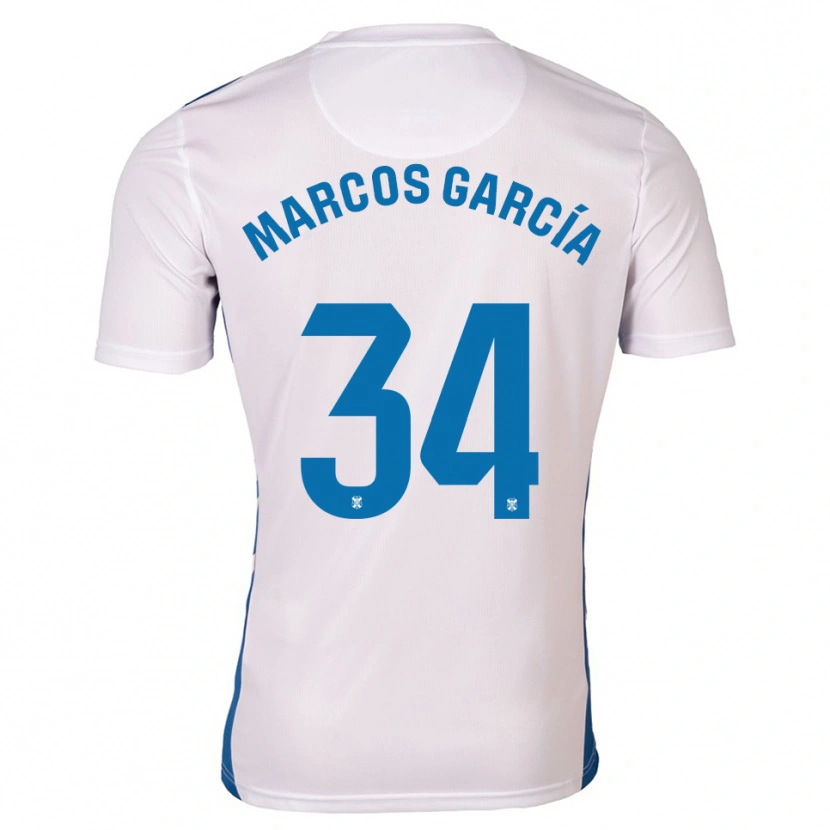 DanxenレディースMarcos García#34白 青ホームシャツ2025/26ジャージーユニフォーム