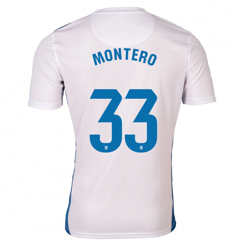 DanxenレディースManuel Montero#33白 青ホームシャツ2025/26ジャージーユニフォーム