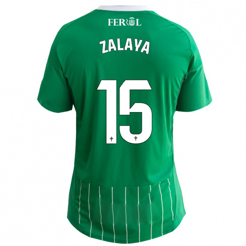 DanxenレディースÁlex Zalaya#15緑 白ホームシャツ2025/26ジャージーユニフォーム