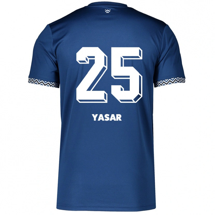 DanxenレディースEyyüb Yasar#25紺 白ホームシャツ2025/26ジャージーユニフォーム