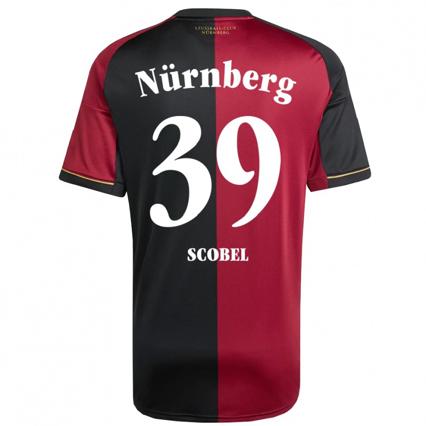 DanxenレディースPiet Scobel#39バーガンディ 黒ホームシャツ2025/26ジャージーユニフォーム