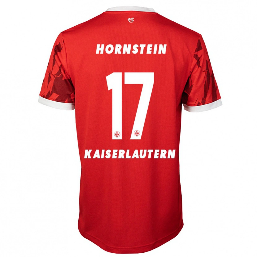 DanxenレディースJoel Hornstein#17赤 白ホームシャツ2025/26ジャージーユニフォーム