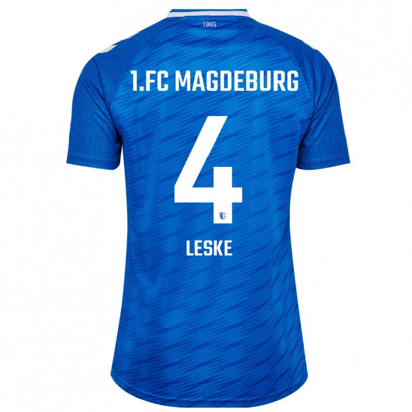 DanxenレディースJona Leske#4青 白ホームシャツ2025/26ジャージーユニフォーム