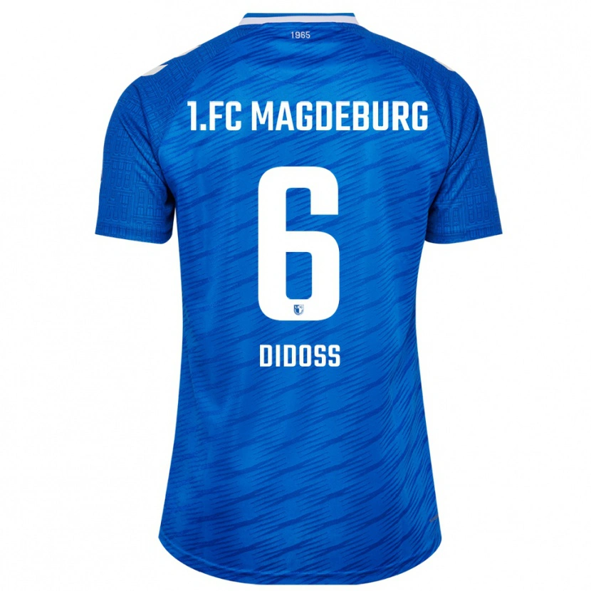 DanxenレディースFadi Didoss#6青 白ホームシャツ2025/26ジャージーユニフォーム