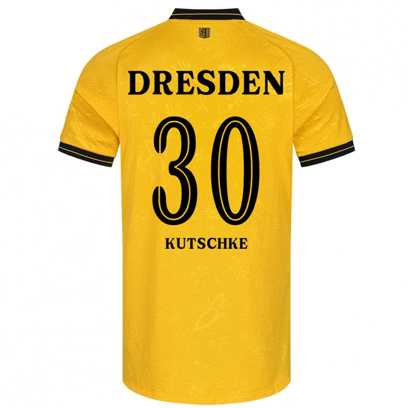 DanxenレディースStefan Kutschke#30黄 黒ホームシャツ2025/26ジャージーユニフォーム