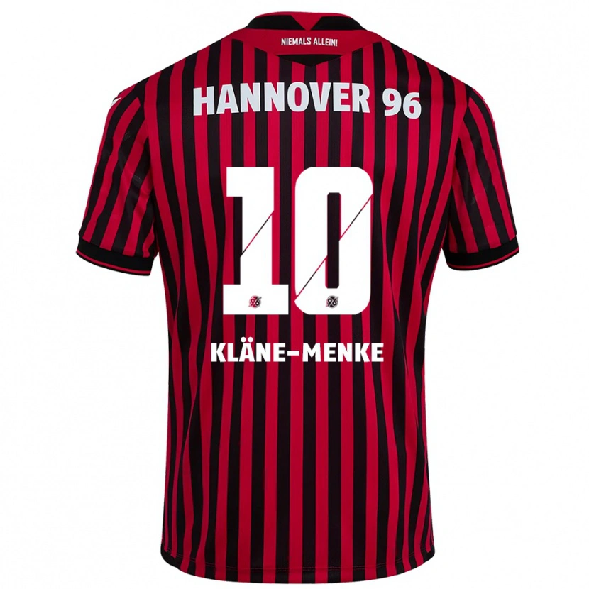 DanxenレディースPirmin Kläne-Menke#10赤 黒ホームシャツ2025/26ジャージーユニフォーム