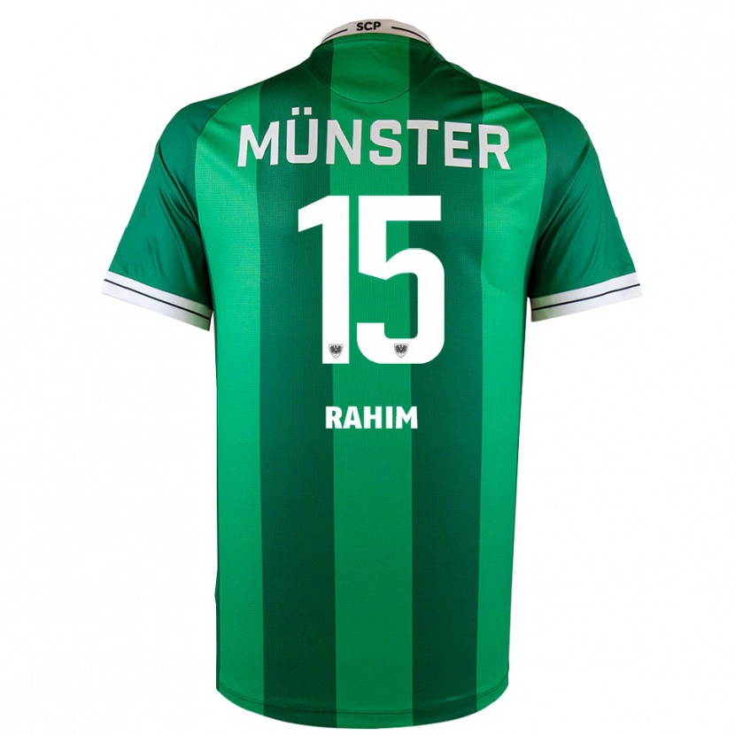 DanxenレディースDavid Rahim#15緑 白ホームシャツ2025/26ジャージーユニフォーム