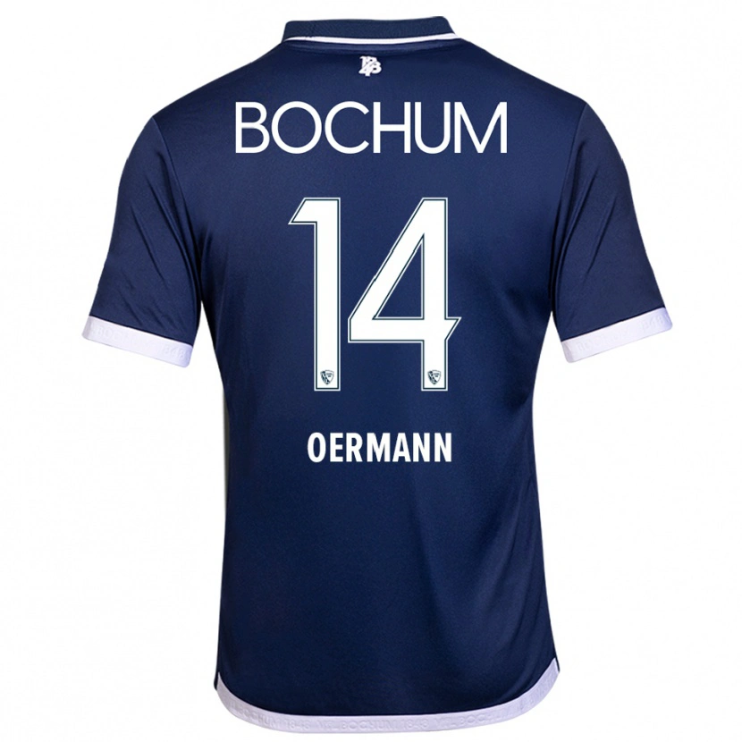 DanxenレディースTim Oermann#14紺 白ホームシャツ2025/26ジャージーユニフォーム