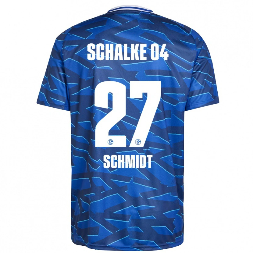 DanxenレディースTim Schmidt#27ロイヤルブルー 白ホームシャツ2025/26ジャージーユニフォーム