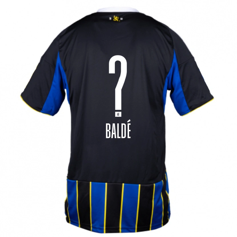DanxenレディースMadi Baldé#0青 黒 黄ホームシャツ2025/26ジャージーユニフォーム