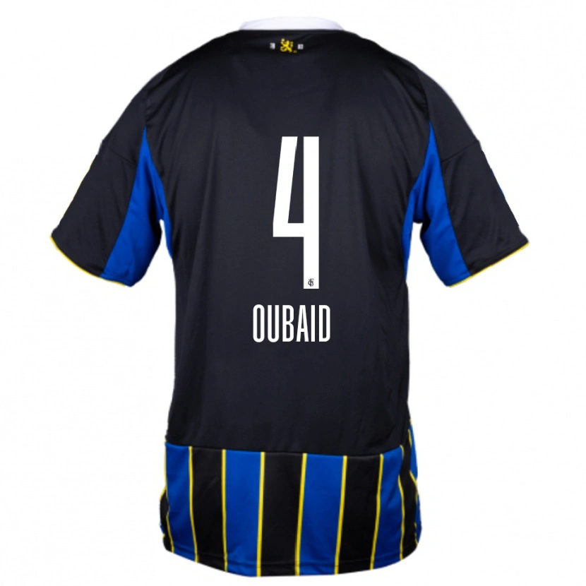 DanxenレディースObeida Oubaid#4青 黒 黄ホームシャツ2025/26ジャージーユニフォーム