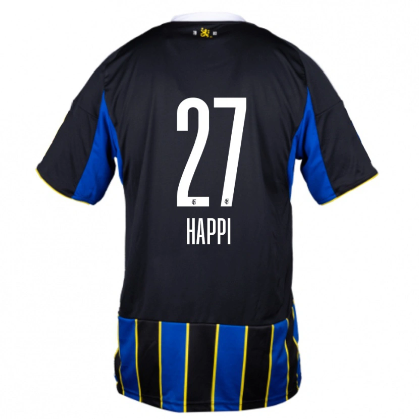 DanxenレディースJoel Happi#27青 黒 黄ホームシャツ2025/26ジャージーユニフォーム