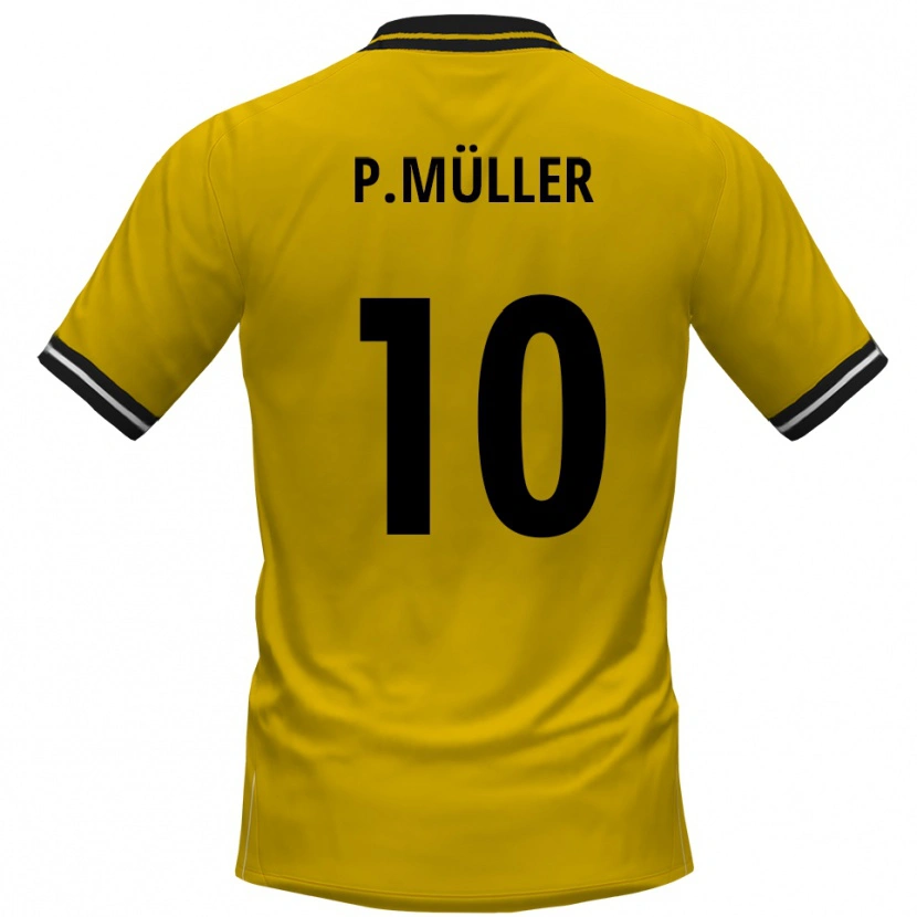 DanxenレディースPascal Müller#10黄 黒ホームシャツ2025/26ジャージーユニフォーム