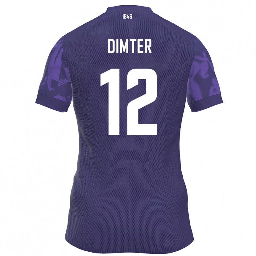 DanxenレディースNoel Dimter#12紫 白ホームシャツ2025/26ジャージーユニフォーム