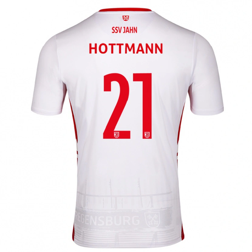DanxenレディースEric Hottmann#21白 赤ホームシャツ2025/26ジャージーユニフォーム