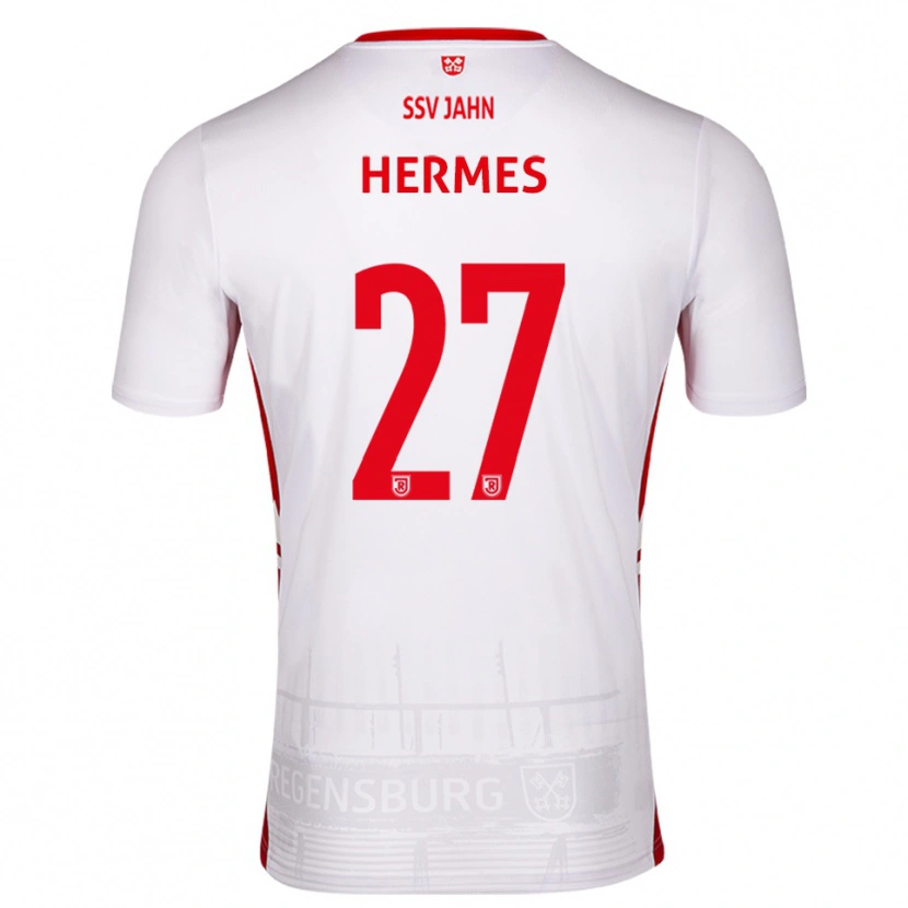 DanxenレディースLucas Hermes#27白 赤ホームシャツ2025/26ジャージーユニフォーム