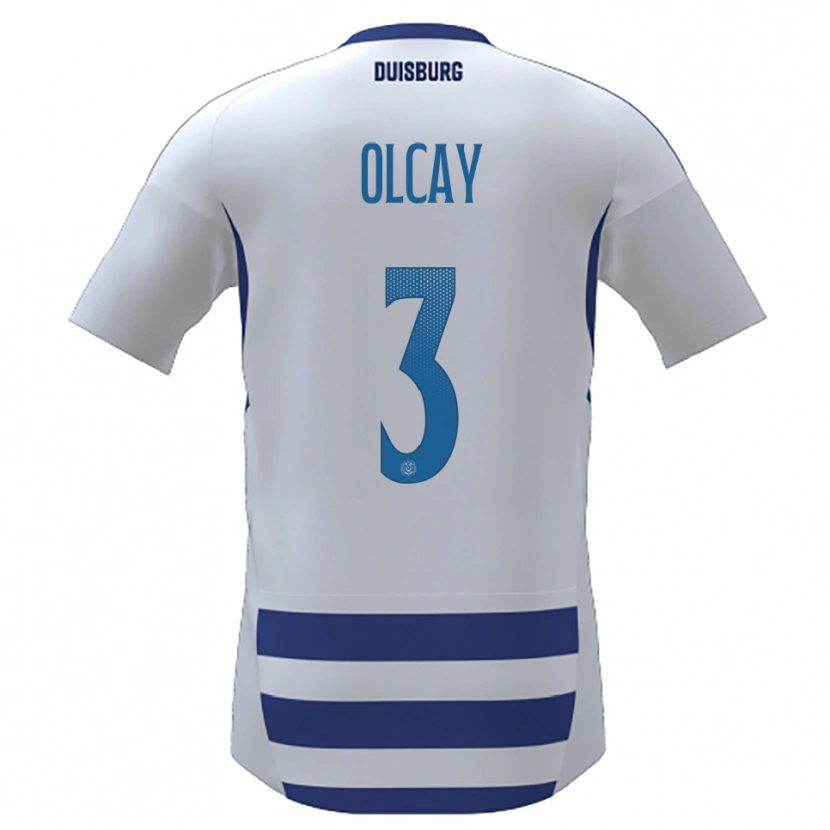 DanxenレディースKadir Olcay#3白 青ホームシャツ2025/26ジャージーユニフォーム