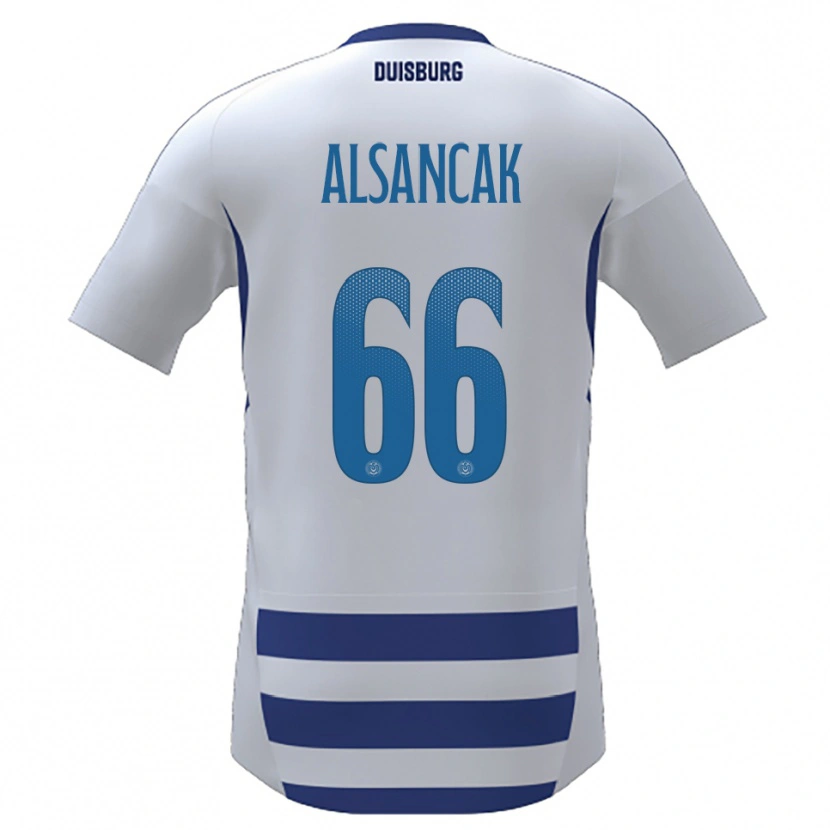 DanxenレディースDuygu Alsancak#66白 青ホームシャツ2025/26ジャージーユニフォーム