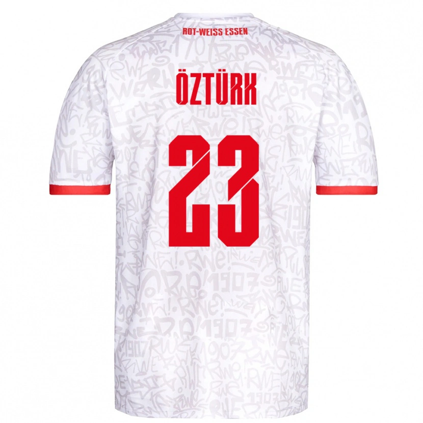 DanxenレディースEfehan Öztürk#23白 赤ホームシャツ2025/26ジャージーユニフォーム