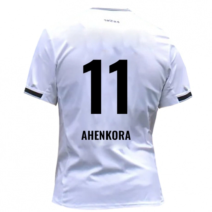 DanxenレディースLouis Ahenkora#11白 赤ホームシャツ2025/26ジャージーユニフォーム