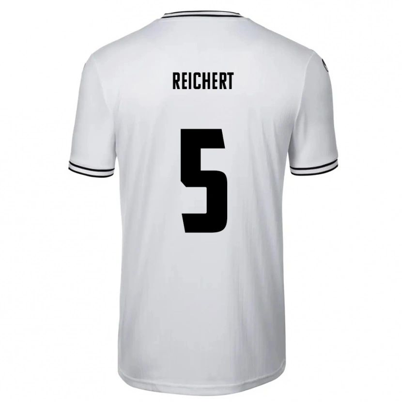 DanxenレディースJohannes Reichert#5白 黒ホームシャツ2025/26ジャージーユニフォーム
