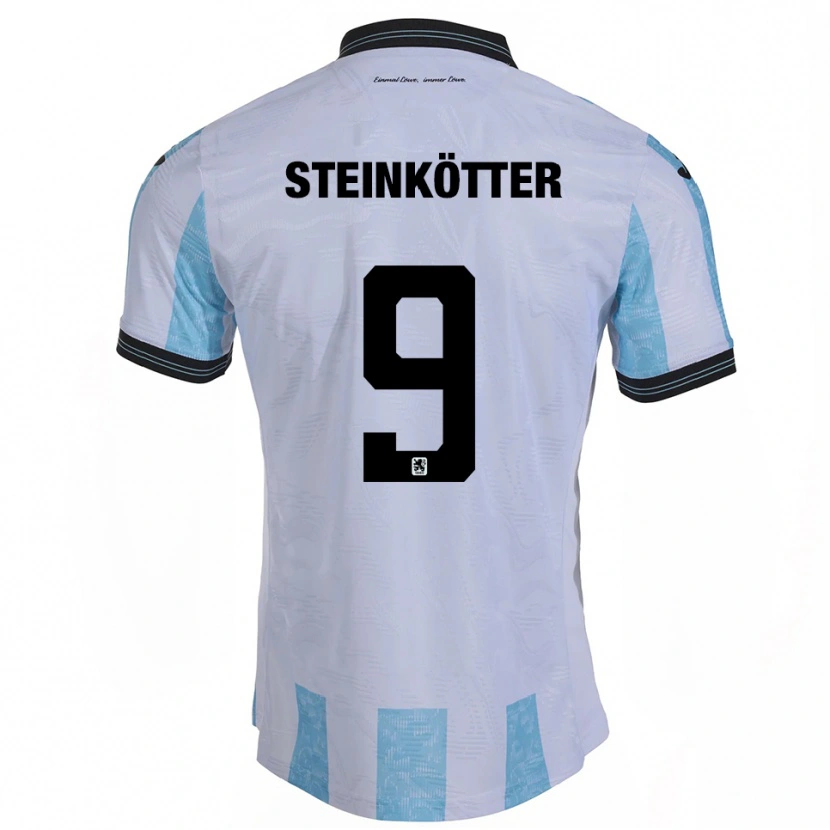 DanxenレディースJustin Steinkötter#9白 水色ホームシャツ2025/26ジャージーユニフォーム