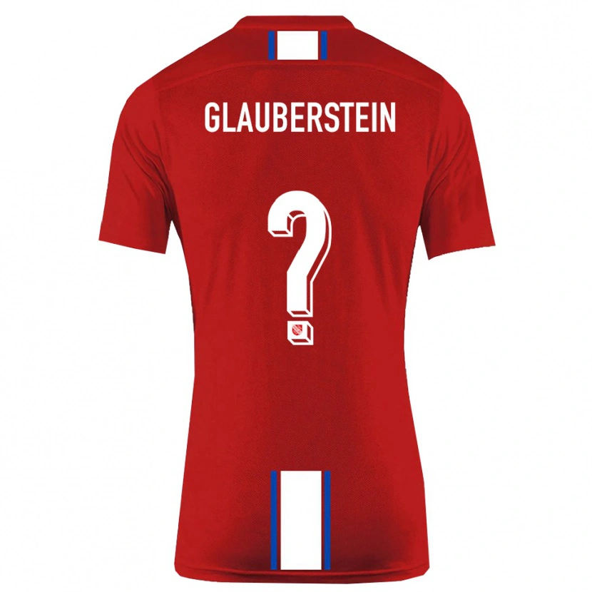 DanxenレディースJonas Glauberstein#0赤 白ホームシャツ2025/26ジャージーユニフォーム