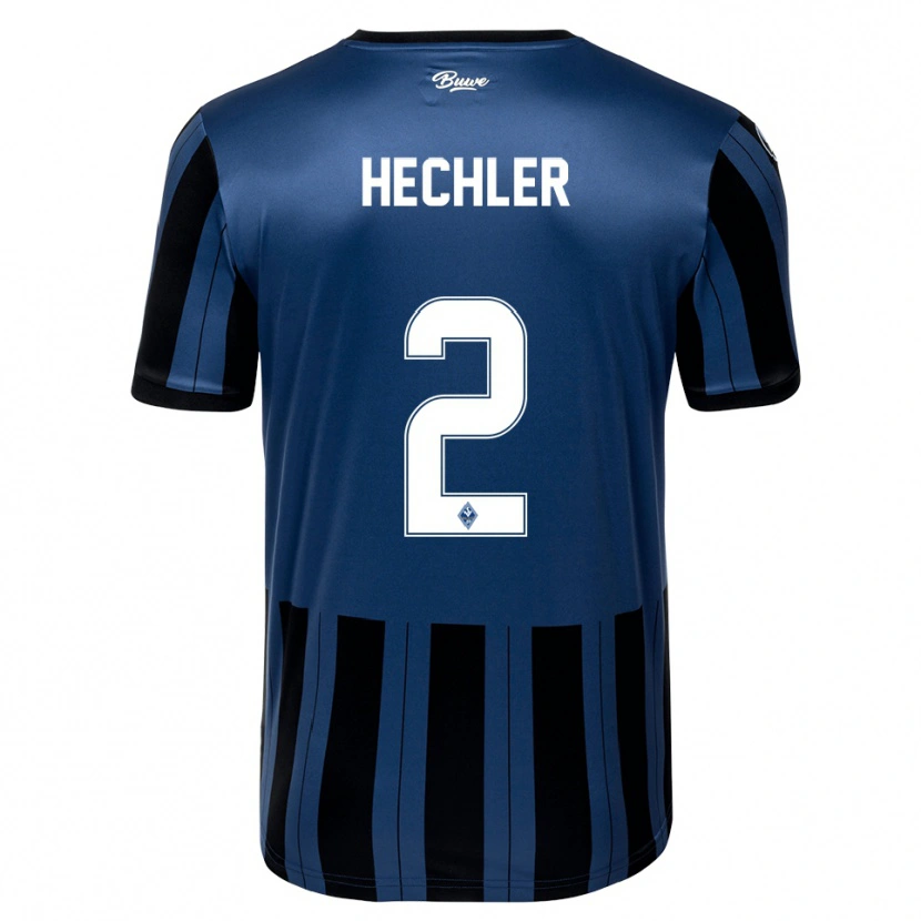 DanxenレディースSilas Hechler#2青 灰色 黒ホームシャツ2025/26ジャージーユニフォーム