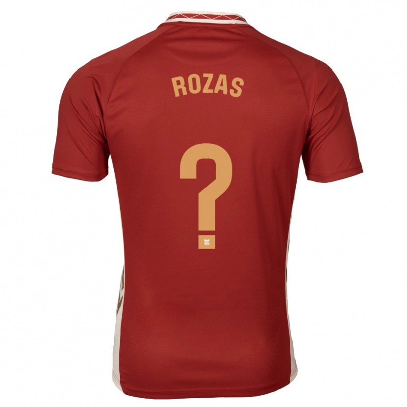 DanxenレディースSamuel Rozas#0バーガンディ 金アウェイシャツ2025/26ジャージーユニフォーム