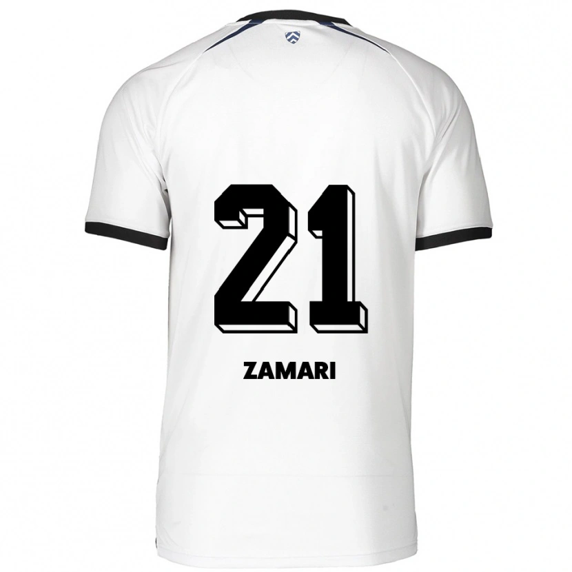 DanxenレディースFadil Zamari#21白 黒アウェイシャツ2025/26ジャージーユニフォーム