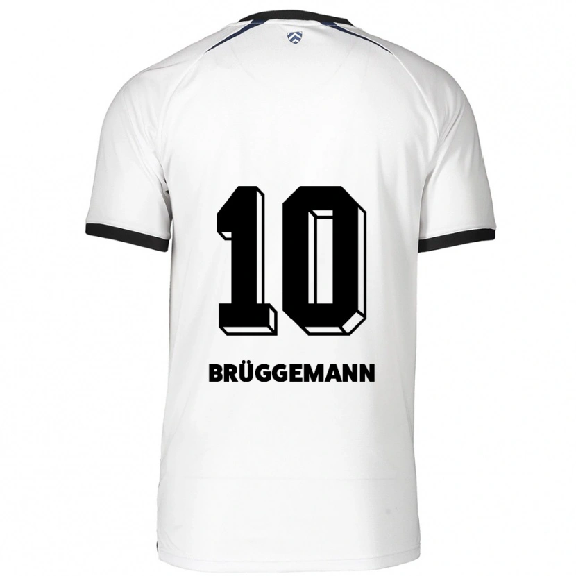 DanxenレディースKim Brüggemann#10白 黒アウェイシャツ2025/26ジャージーユニフォーム