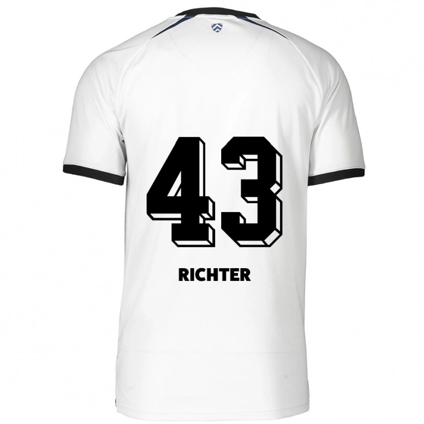 DanxenレディースDaniel Richter#43白 黒アウェイシャツ2025/26ジャージーユニフォーム