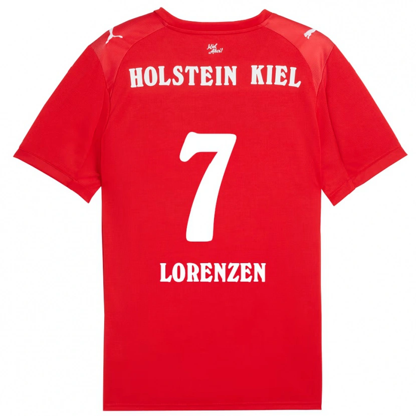 DanxenレディースLuca Lorenzen#7赤 青アウェイシャツ2025/26ジャージーユニフォーム