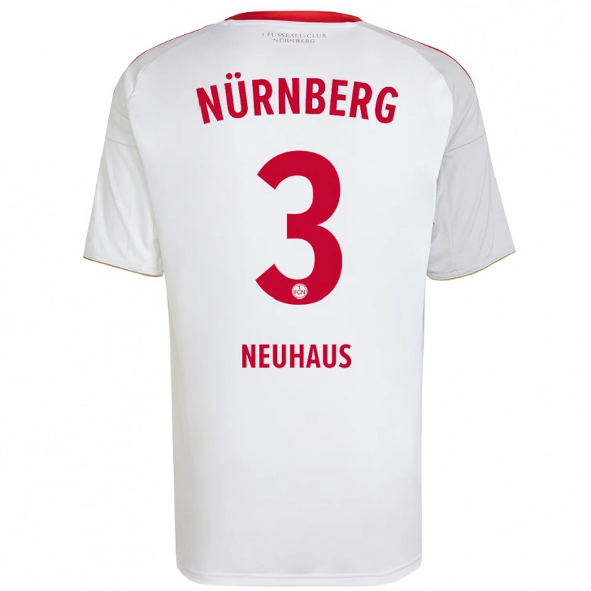 DanxenレディースTim Neuhaus#3白 赤アウェイシャツ2025/26ジャージーユニフォーム