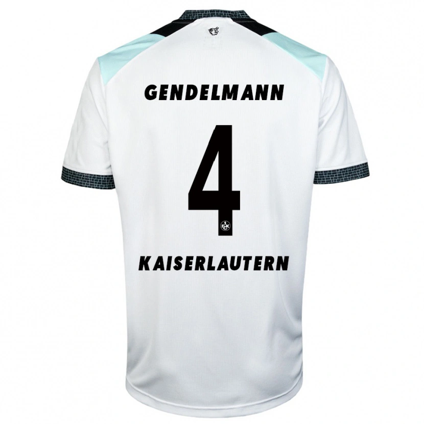 DanxenレディースNikita Gendelmann#4白 黒アウェイシャツ2025/26ジャージーユニフォーム