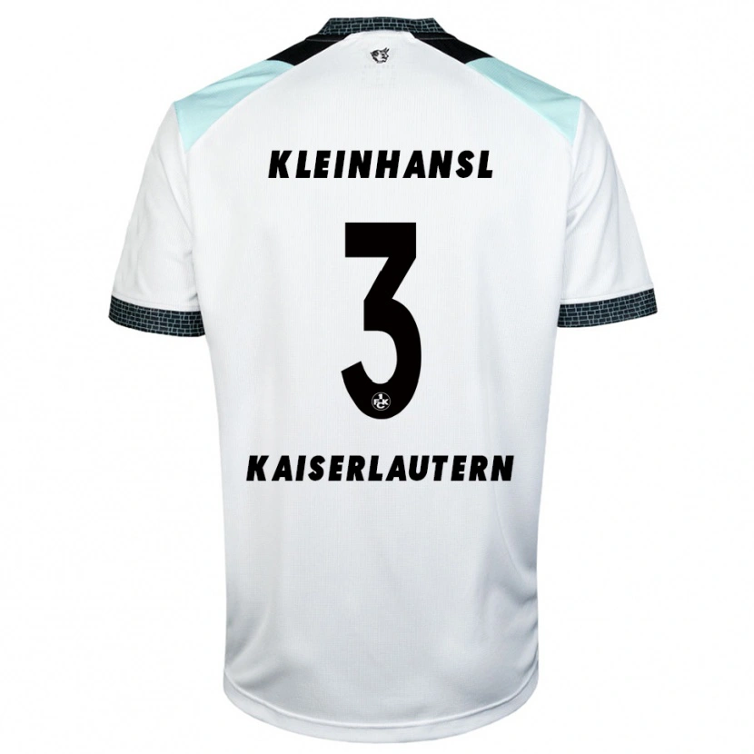 DanxenレディースFlorian Kleinhansl#3白 黒アウェイシャツ2025/26ジャージーユニフォーム