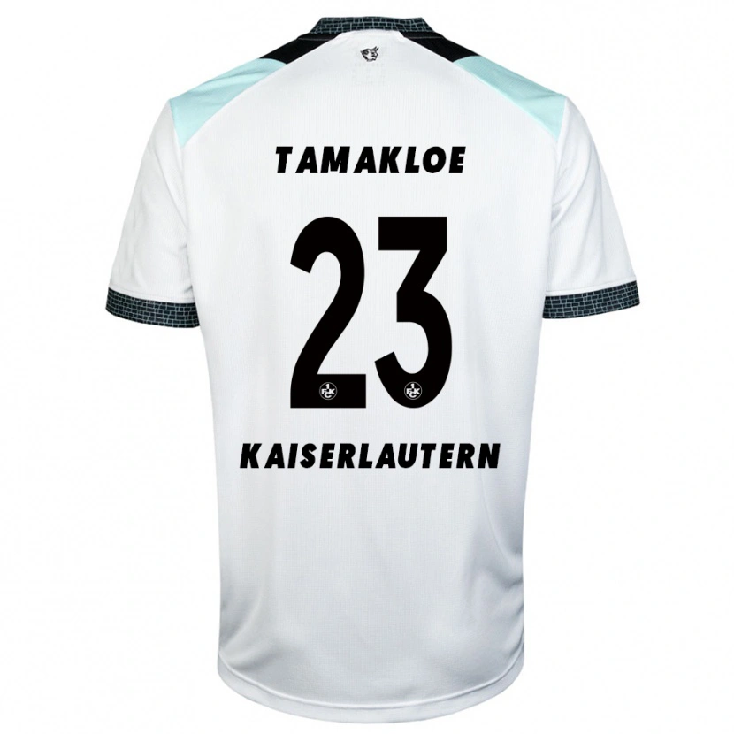 DanxenレディースNewton Tamakloe#23白 黒アウェイシャツ2025/26ジャージーユニフォーム