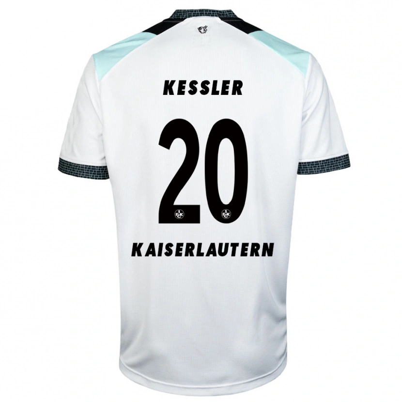 DanxenレディースLouis Keßler#20白 黒アウェイシャツ2025/26ジャージーユニフォーム
